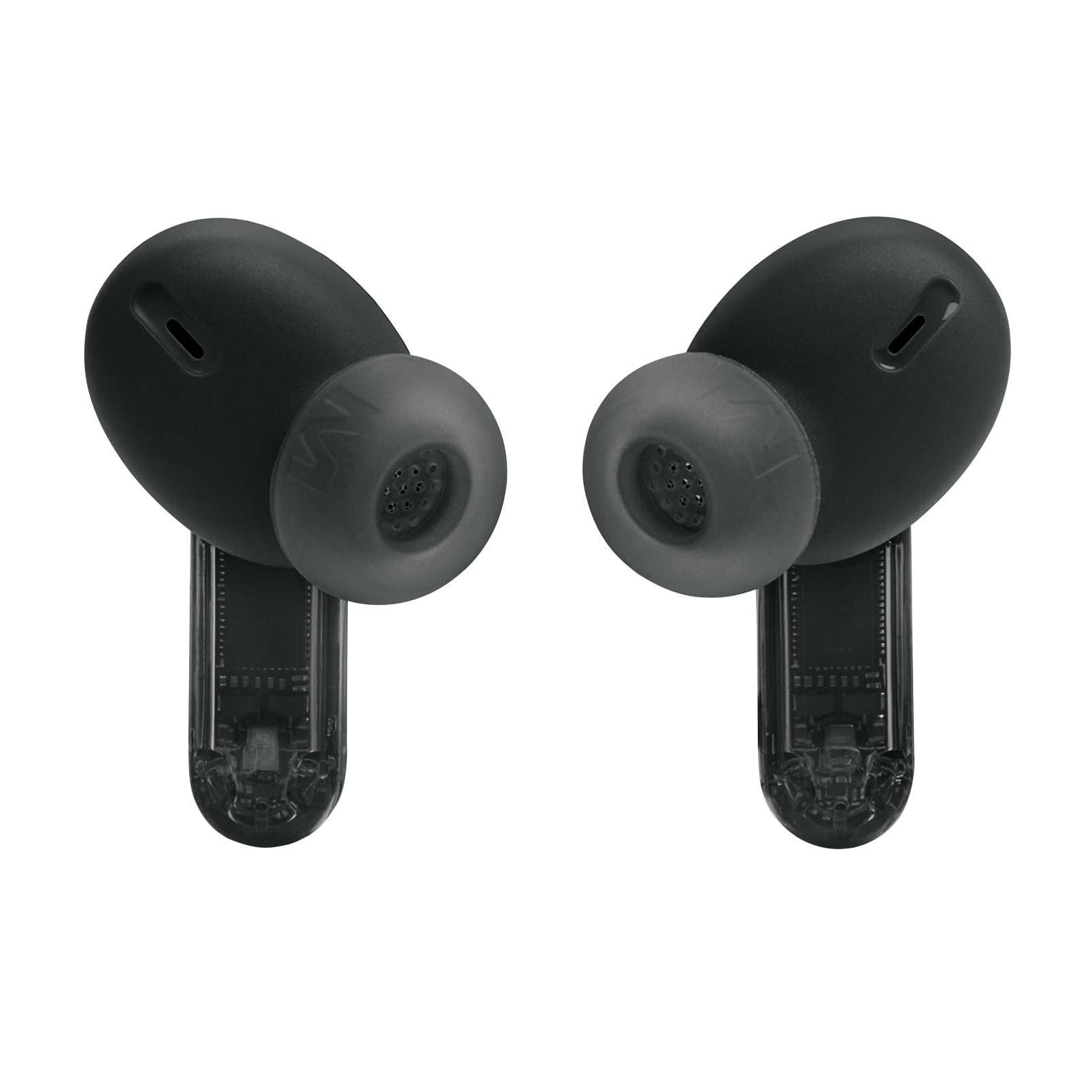 JBL Tune Beam 2 Ghost Edition - Ghost Black - True Wireless Noise Cancelling Earbuds - Back